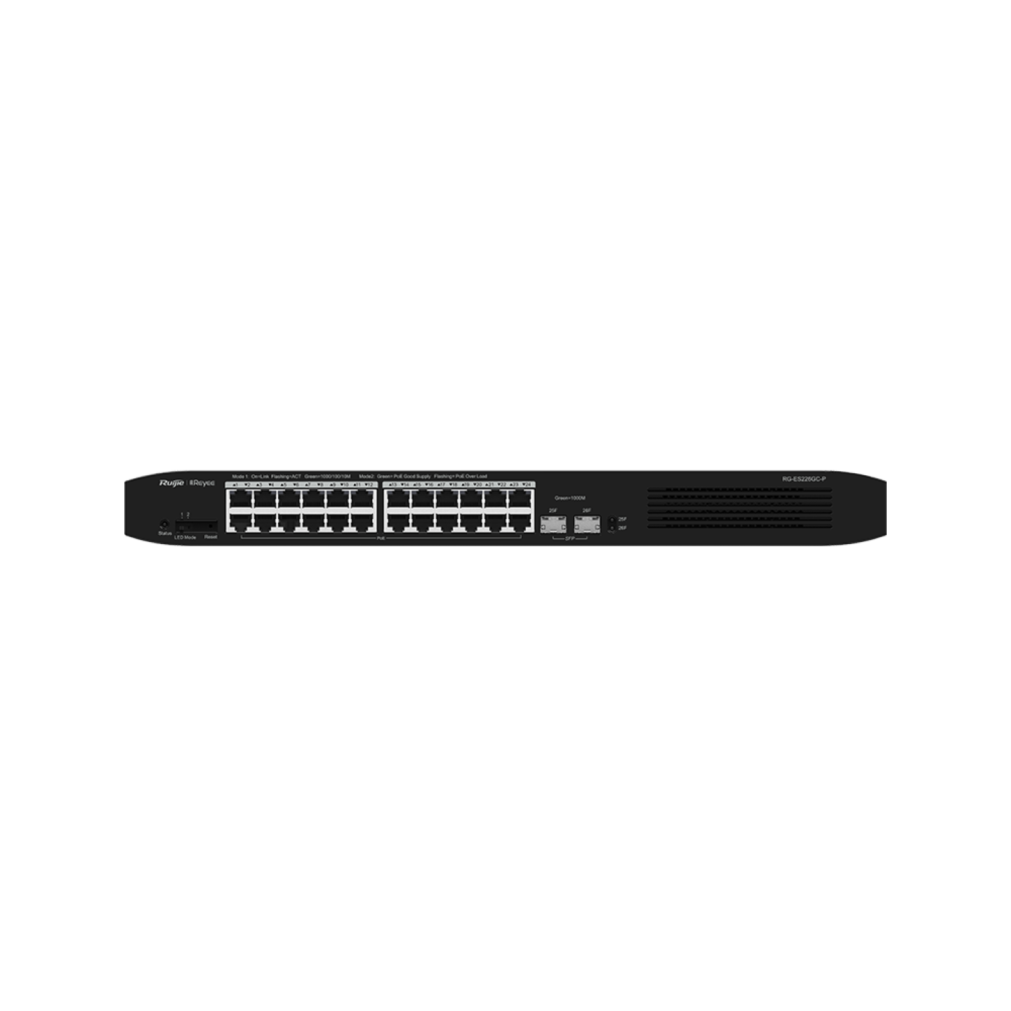 SWITCH SMART 26B GIGA 24B POE CLOUD RG-ES226GC-P RUIJIE