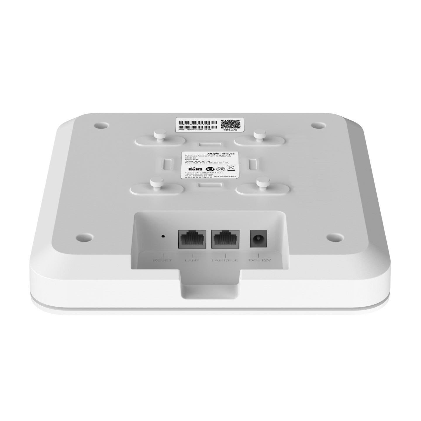 AP MONTADO TECHO WIFI 6 1775 MBPS RG-RAP2260(E) RUIJIE
