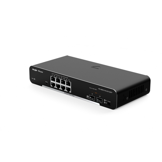 SWITCH GIGABIT CAPA 2 ADMINISTRABLE EN LA NUBE 8 PUERTOS 2 SFP RG-NBS3100-8GT2SFP RUIJIE