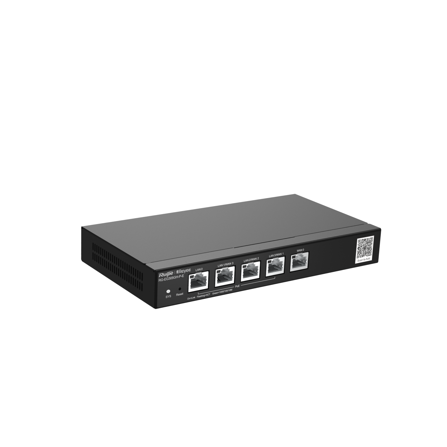 ROUTER DE SEGURIDAD GIGABIT 5 PUERTOS POE+ RG-EG305GH-P-E RUIJIE