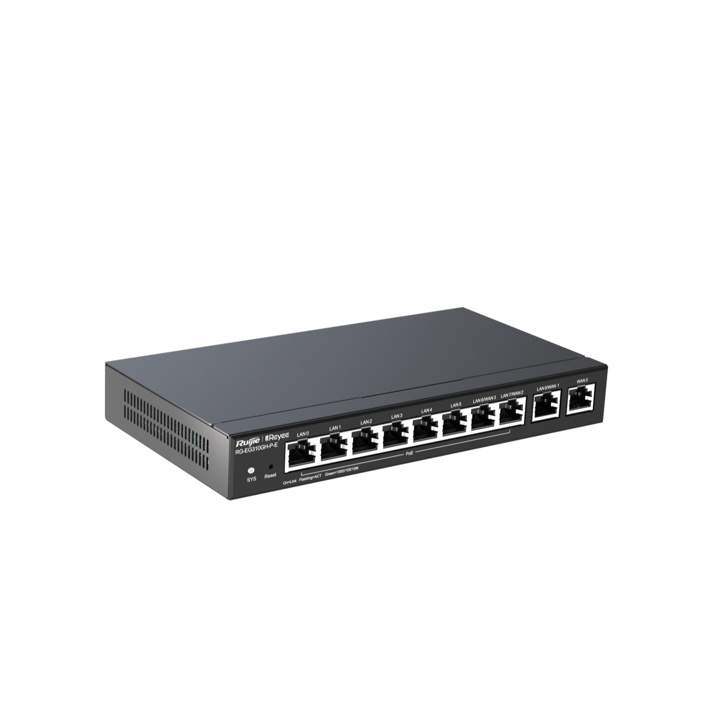 ROUTER DE SEGURIDAD GIGABIT 10 PUERTOS POE+ RG-EG310GH-P-E RUIJIE