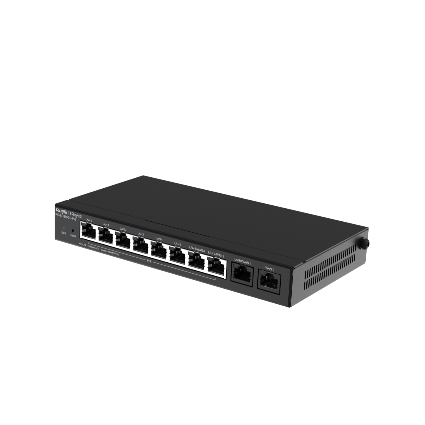 ROUTER DE SEGURIDAD GIGABIT 10 PUERTOS POE+ RG-EG310GH-P-E RUIJIE