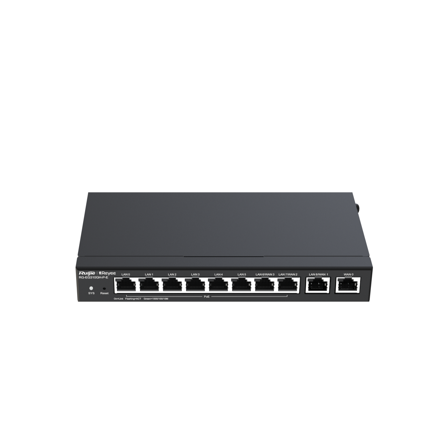 ROUTER DE SEGURIDAD GIGABIT 10 PUERTOS POE+ RG-EG310GH-P-E RUIJIE
