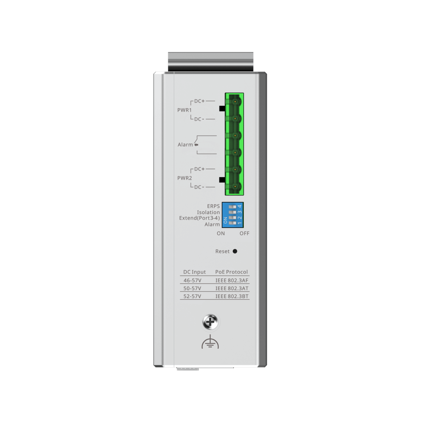 SWITCH INDUSTRIAL 4POE MAS 2 SFP RG-NIS2100-4GT2SFP-HP CLOUD RUIJI