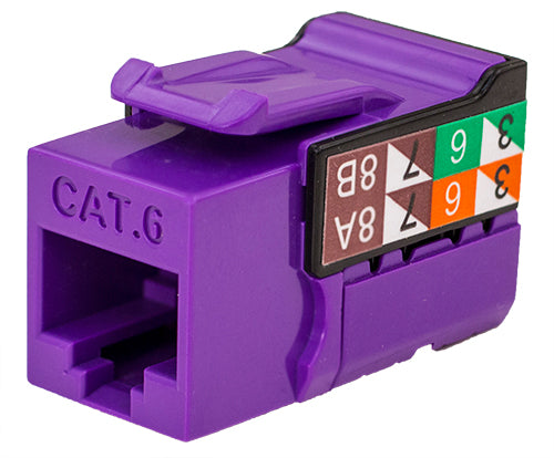 Jack RJ45 CAT6 V-Max Purpura