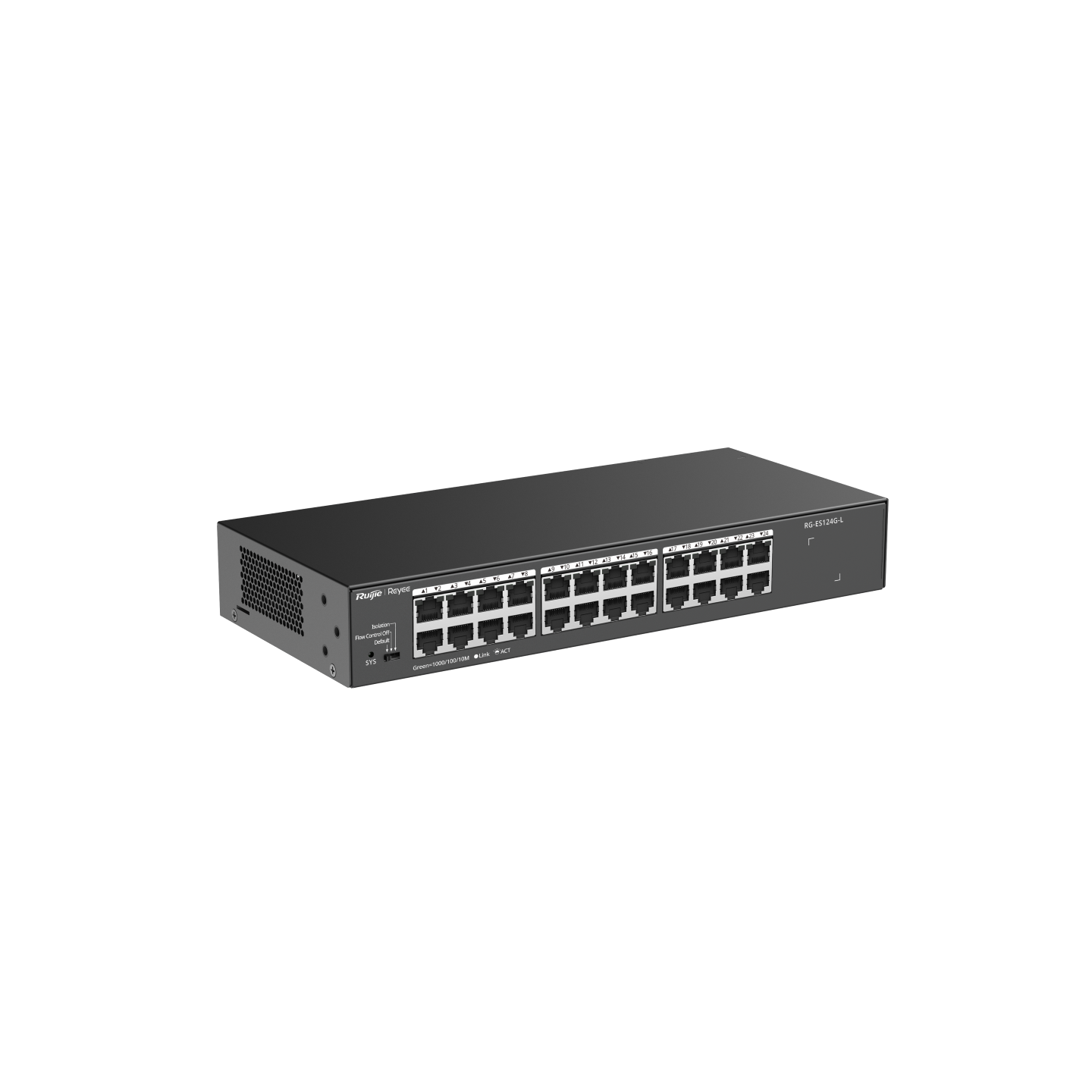 SWITCH 24P NO ADMIN 10/100/1000 RG-ES124G-L RUIJIE
