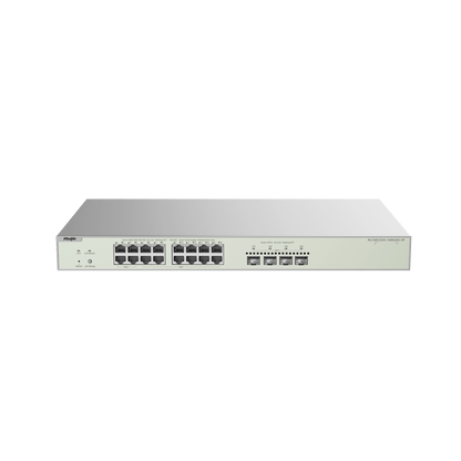 SWITCH GIGABIT CAPA 3 ADMINISTRABLE EN LA NUBE 16 PUERTOS POE++ 4 SFP+ RG-NBS3300-16MG4XS-HP R