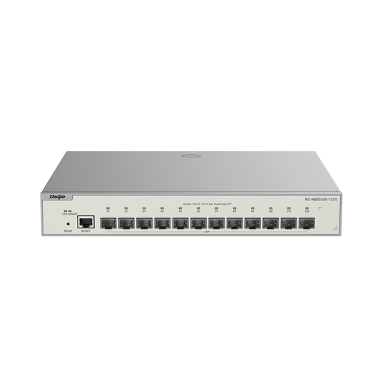SWITCH DE AGREGACIÓN 12 PUERTOS 10G SFP+ RG-NBS5500-12XS RUIJIE