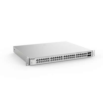 SWITCH GIGABIT CAPA 2 ADMINISTRABLE EN LA NUBE 48 PUERTOS POE+ 4 SFP+ RG-NBS3200-48GT4XS-P RUI