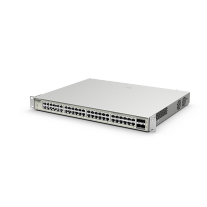 SWITCH GIGABIT CAPA 2 ADMINISTRABLE EN LA NUBE 48 PUERTOS POE+ 4 SFP+ RG-NBS3200-48GT4XS-P RUI
