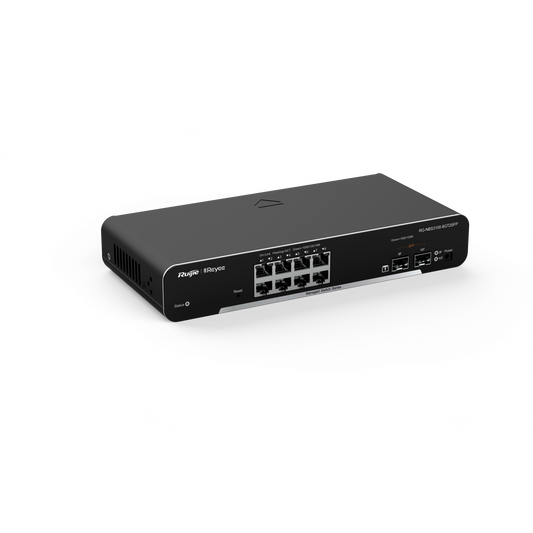 SWITCH GIGABIT CAPA 2 ADMINISTRABLE EN LA NUBE 8 PUERTOS 2 SFP RG-NBS3100-8GT2SFP RUIJIE