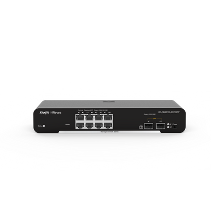 SWITCH GIGABIT CAPA 2 ADMINISTRABLE EN LA NUBE 8 PUERTOS 2 SFP RG-NBS3100-8GT2SFP RUIJIE
