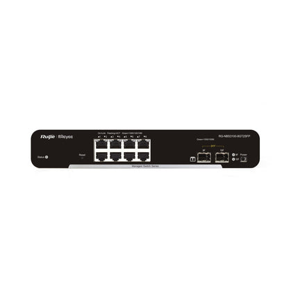 SWITCH GIGABIT CAPA 2 ADMINISTRABLE EN LA NUBE 8 PUERTOS 2 SFP RG-NBS3100-8GT2SFP RUIJIE