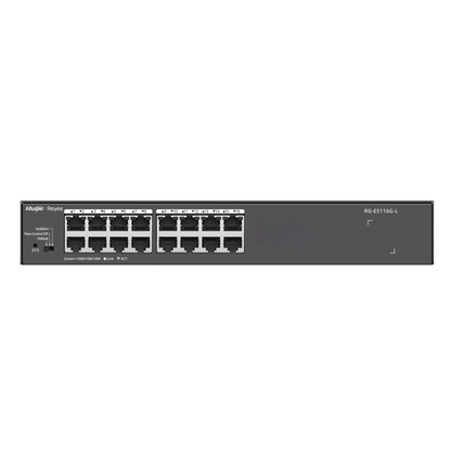 SWITCH 16P NO ADMIN 10/100/1000 RG-ES116G-L RUIJIE