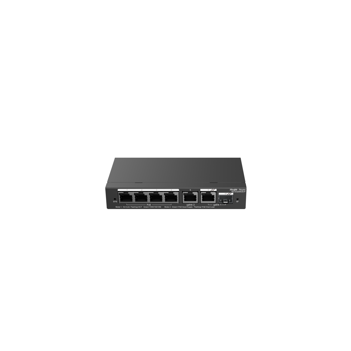 SWITCH 4B POE MAS 2 GIGABIT SMART CLOUD RG-ES206GS-P RUIJIE
