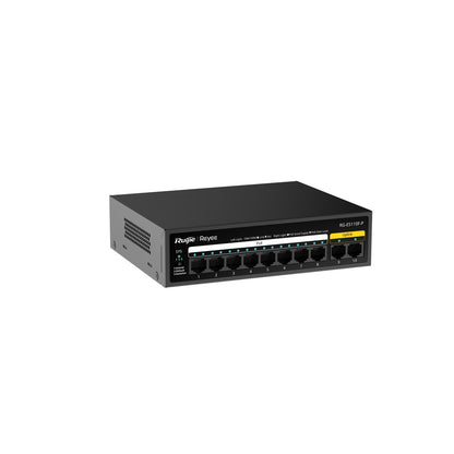 SWITCH POE 10BOCAS 8POE 110W RG-ES110F-P RUIJIE