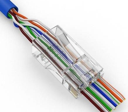 Plug RJ45 CAT5e Easy-Feed
