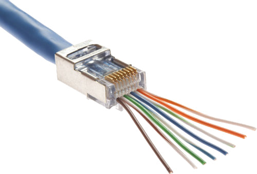Plug RJ45 CAT5e Easy-Feed Blindado