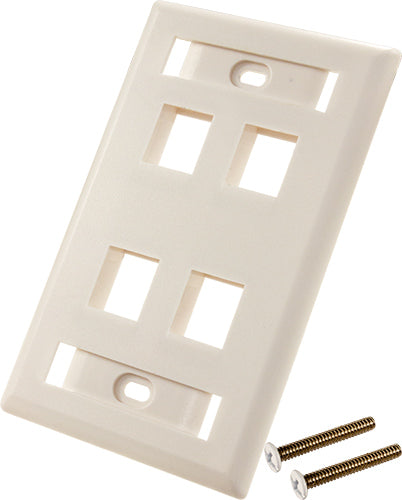Faceplate 4 Puertos