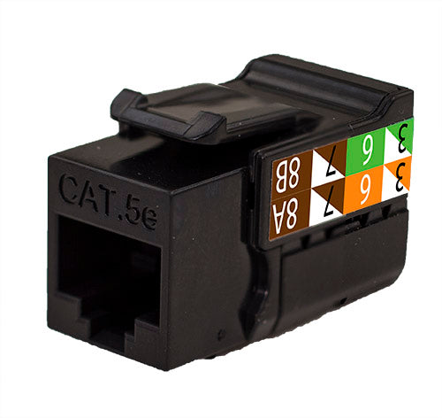 Jack RJ45 CAT5e V-Max Negro
