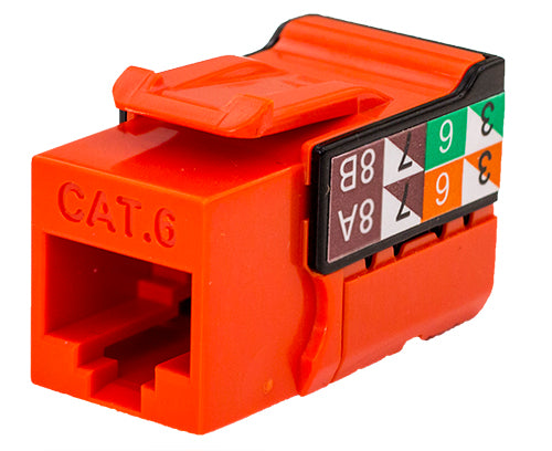 Jack RJ45 CAT6 V-Max Naranjo