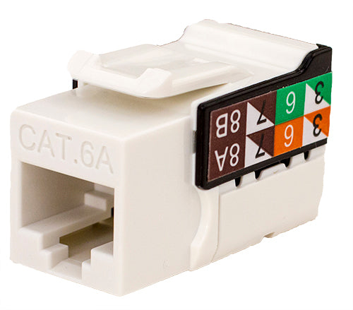 Jack RJ45 CAT6A V-Max Blanco