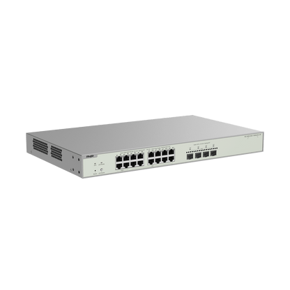 SWITCH GIGABIT CAPA 3 ADMINISTRABLE EN LA NUBE 16 PUERTOS POE++ 4 SFP+ RG-NBS3300-16MG4XS-HP R