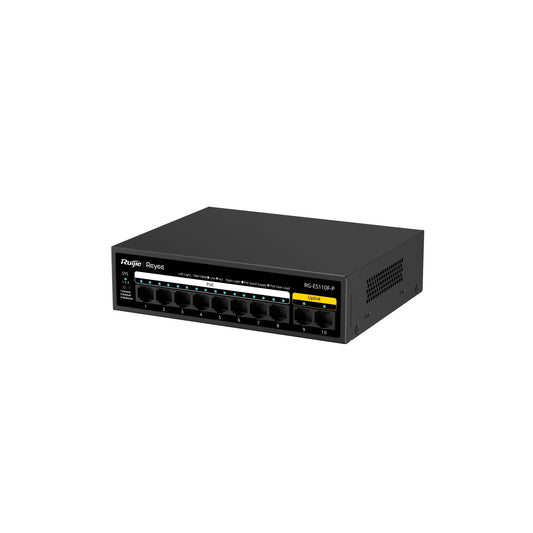 SWITCH POE 10BOCAS 8POE 110W RG-ES110F-P RUIJIE