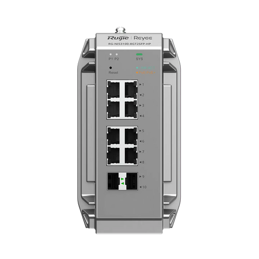 SWITCH INDUSTRIAL 8POE MAS 2 SFP